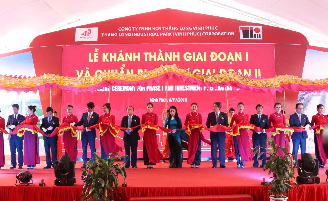 ABOUT THE OPERATION OF THANG LONG VINH PHUC INDUSTRIAL PARK (VINH PHUC)